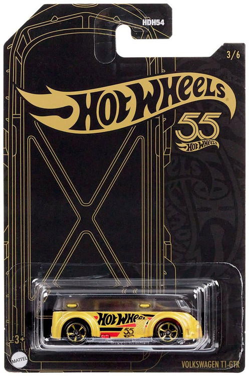 Hot Wheels 55th Anniversary Pearl Chrome 2023 Volkswagen T1-GTR