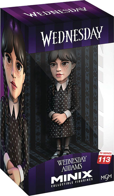 Wednesday Addams MINIX Wednesday Addams 4.75 Vinyl Figure Mego Corp - ToyWiz