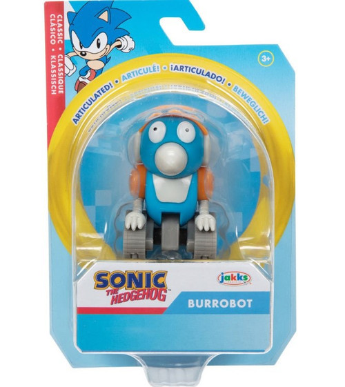 Boneco Articulado Burrobot Jakks Original Novo Sonic Sega