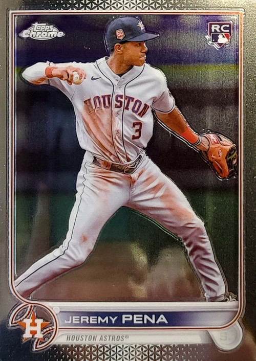 MLB 2022 Topps Update Chrome Jeremy Pena Trading Card USC126