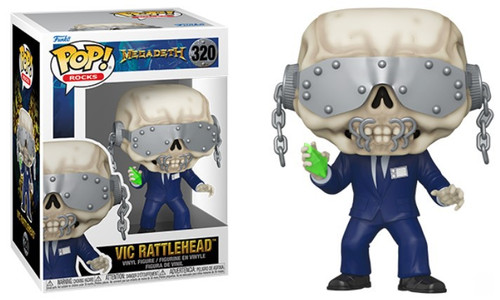 Funko Megadeth POP Rocks Vic Rattlehead Vinyl Figure 320 - ToyWiz