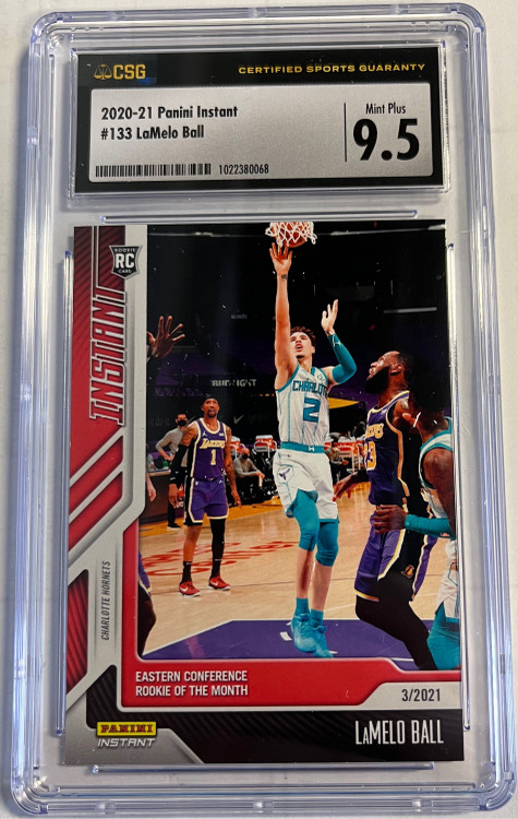 NBA 2020 Panini Instant LaMelo Ball Rookie Graded Single Card 133