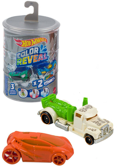 Hot Wheels Color Reveal Mystery Capsules 2 Pack