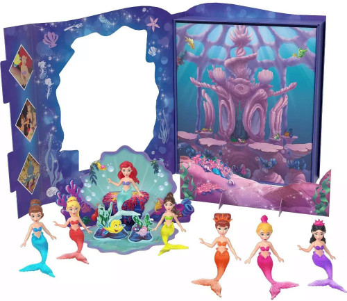  Mattel Disney The Little Mermaid Ultimate Ariel Sisters 7-Pack  Set, Collection of 7 Fashion Mermaid Dolls, Toys Inspired by the Movie :  Toys & Games