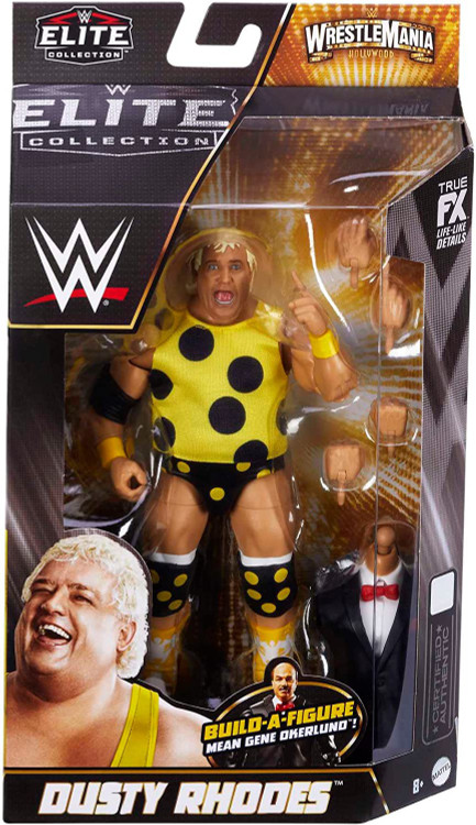 WWE Wrestling Elite Collection WrestleMania Dusty Rhodes 6 Action