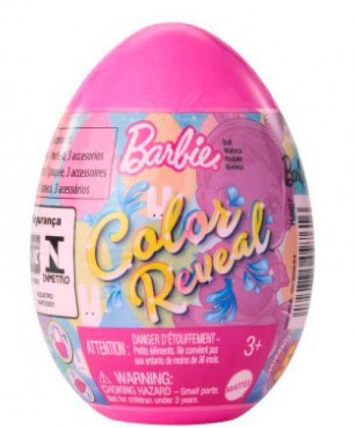 Barbie Color Reveal Easter Pets Surprise Doll Egg Shaped Case Mattel ...