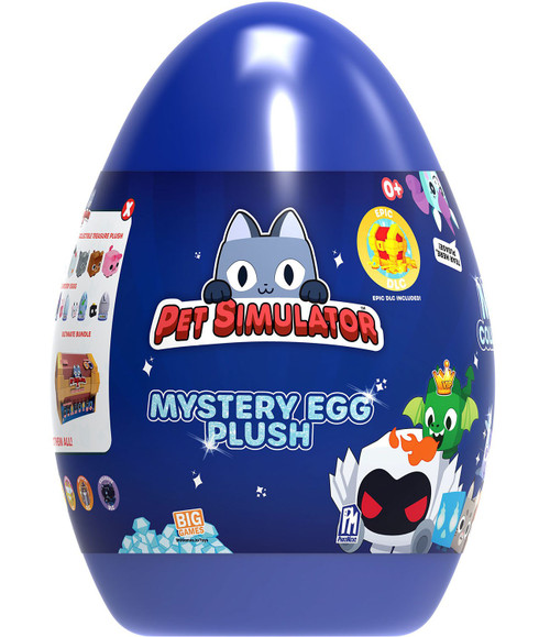 Pet Simulator X Blue 6 Inch Mystery Egg with Plush & DLC Code NEW IN  HAND 2023!