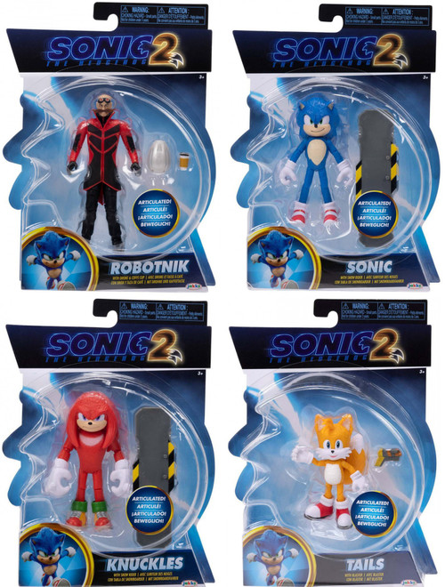 Sonic the Hedgehog 2 The Movie 4 Articulated Action Figure (Knuckles) –  Toys Onestar