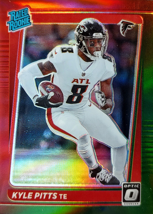 Kyle Pitts RC 2021 Donruss NFL Gold Holo Press Proof Rated Rookie Card #260  NFL