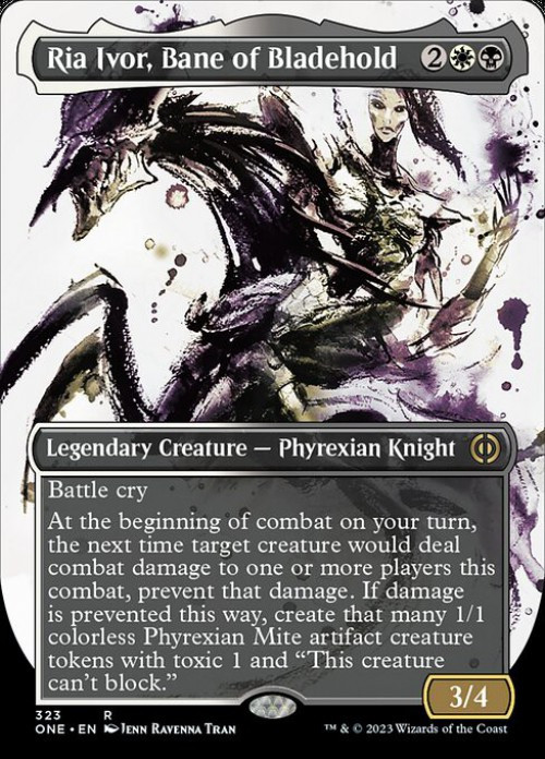 Magic The Gathering Phyrexia All Will Be One Single Card Rare Ria Ivor,  Bane of Bladehold 323 Showcase - ToyWiz