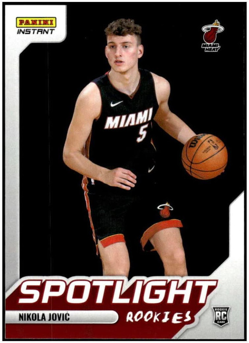 NBA 2022-23 Instant Spotlight Basketball Single Card Nikola Jovic