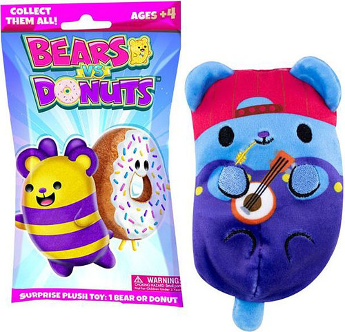Bears Vs. Donuts Plush Figure Bears Vs. Donuts 4 Mystery Pack 1