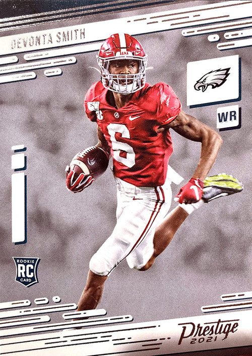 NFL 2021 Panini Playbook Football DeVonta Smith Trading Card 107 Rookie -  ToyWiz