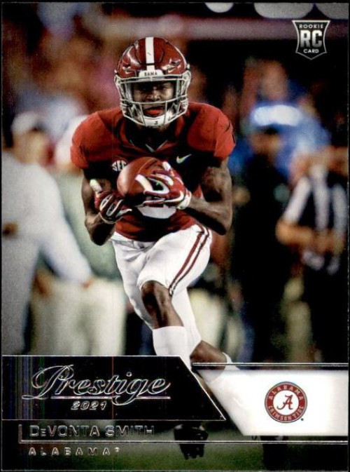 NFL 2021 Chronicles Crown Royale DeVonta Smith 21/99 Single Sports Card  CR-25 [Rookie]