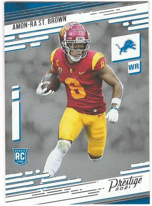 NFL 2021 Instant Football Black White Rookies Single Card Amon-Ra St. Brown  BW29 1 of 2728 - ToyWiz