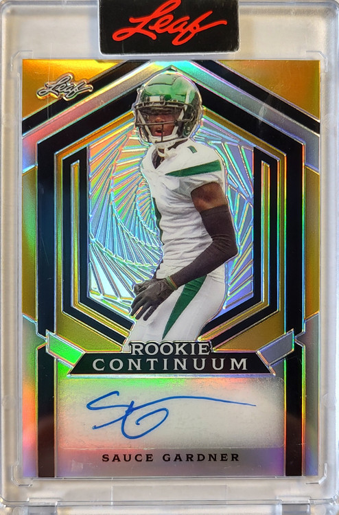 NFL 2023 Leaf Rookie Continuum Ahmad Sauce Gardner 243 Autographed Single  Card MC-2 - ToyWiz