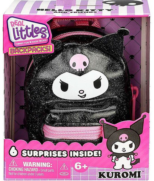 Real Littles - Plushie Pet Backpacks. Soft, Fluffy, Animal Micro Backpack  With 4 Real Working Micro Stationery Surprises Inside!