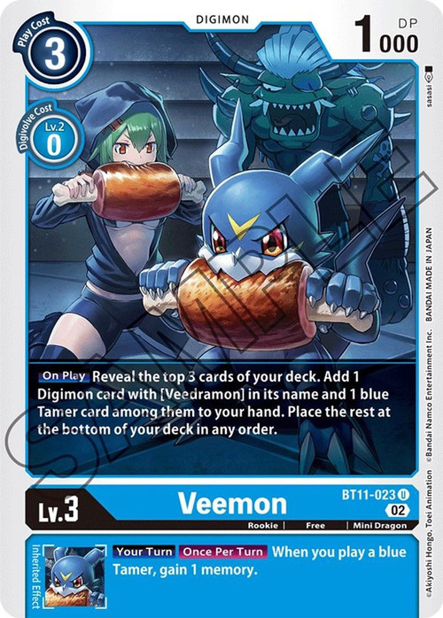 digimon card game phases Trading Dimensional Phase Single Card Uncommon Veemon BT11-023 Digimon Rarity Digimon Trading Card Game Dimensional