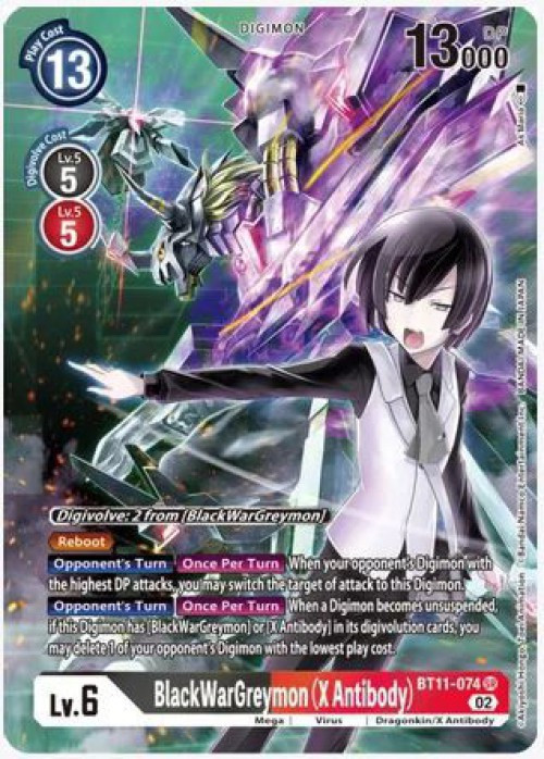 digimon card game blackwargreymon ACE Super Rare Sinister Order EX10-010 SR Virus Digivolve Cost Next Plan New Info] Today