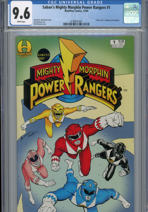 Marvel Sabans Mighty Morphin Power Rangers 1994 Comic Book 1 CGC 9.6 ...