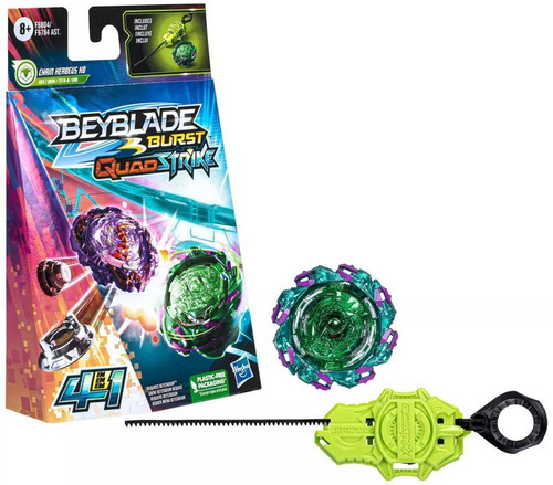 Beyblade Burst QuadStrike Xiphoid Knight K8 Spinning Top Single