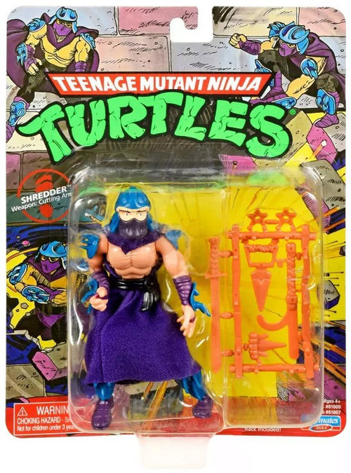 Vintage TMNT Super Shredder Ninja Turtles Playmates Secret of the Ooze w/  Weapon