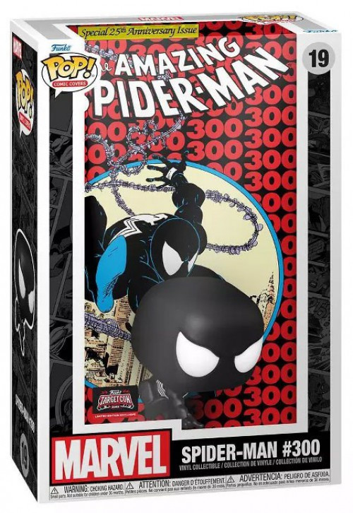 Funko Marvel The Amazing Spider-Man POP Comic Covers Spider-Man 300  Exclusive Vinyl Figure - ToyWiz