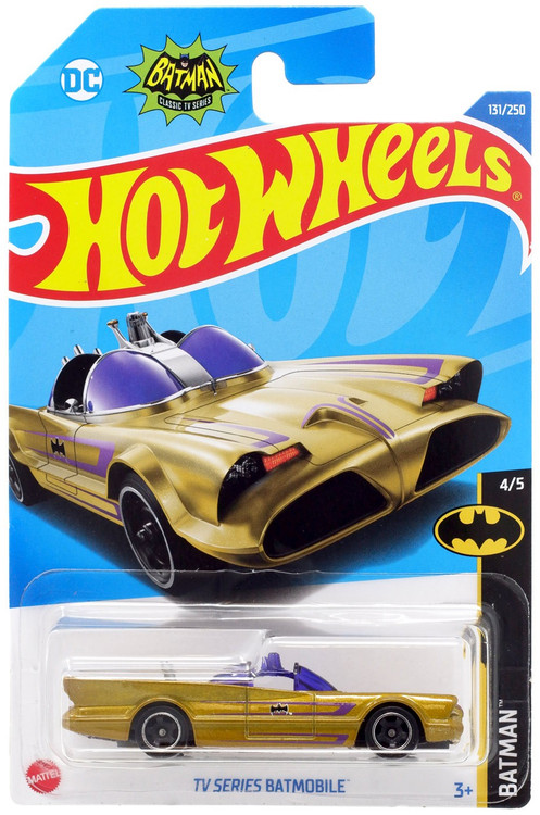 Hot Wheels Batman TV Series Batmobile 164 Diecast Car 45 Gold Purple Mattel  - ToyWiz