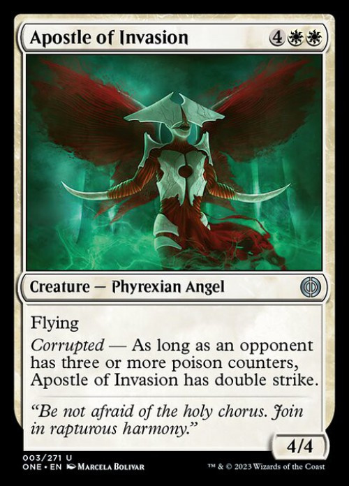 MTGプレイマット　Phyrexian　Angel PHYREXIAN ANGEL - Seb McKinnon signed playmat - Rare