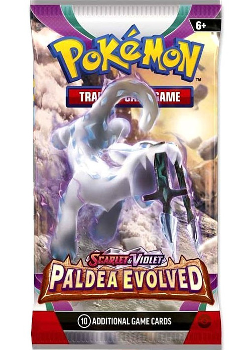 Pokemon Scarlet Violet Paldea Evolved Booster Pack 10 Cards