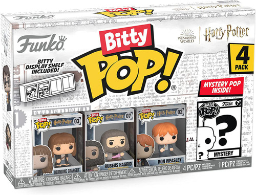 Complete Set FUNKO BITTY POP DC all 4 Mysteries Guaranteed NO