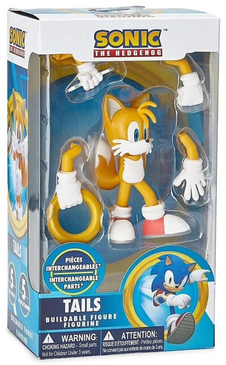 Sonic The Hedgehog 2 The Movie Plush Figure Collection Sonic Tales Knuckles  (Tails (9 inch))