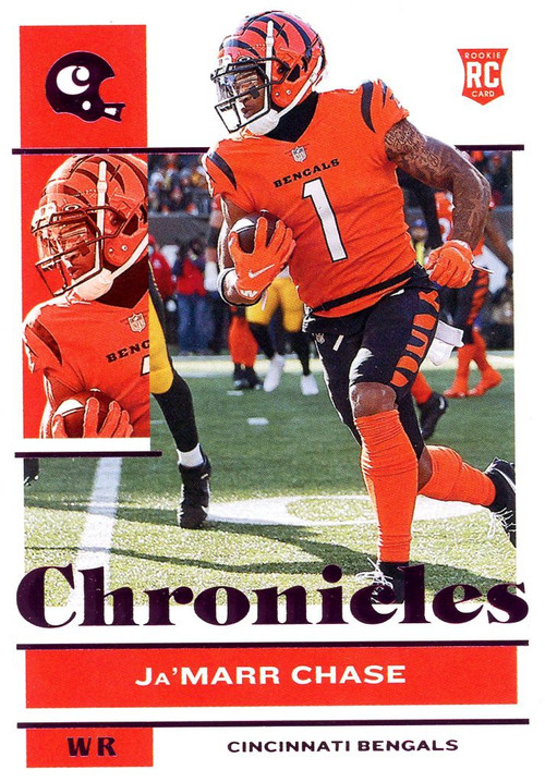 : Ja'Marr Chase 2021 Panini Chronicles Panini Pink #24 RC NM++  Bengals Football NFL : Collectibles & Fine Art