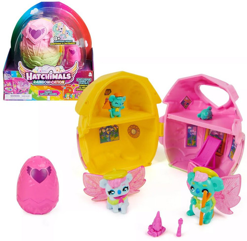 Hatchimals Family Mini Family Mystery Pack Playset 3 RANDOM Figures Home  Spin Master - ToyWiz