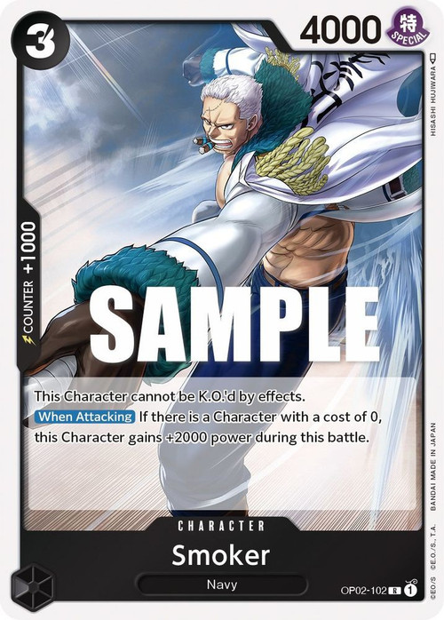 one piece card game smoker [OP02-093] (Leader PA) 5000 [DON One Piece ST-19 Starter Deck: