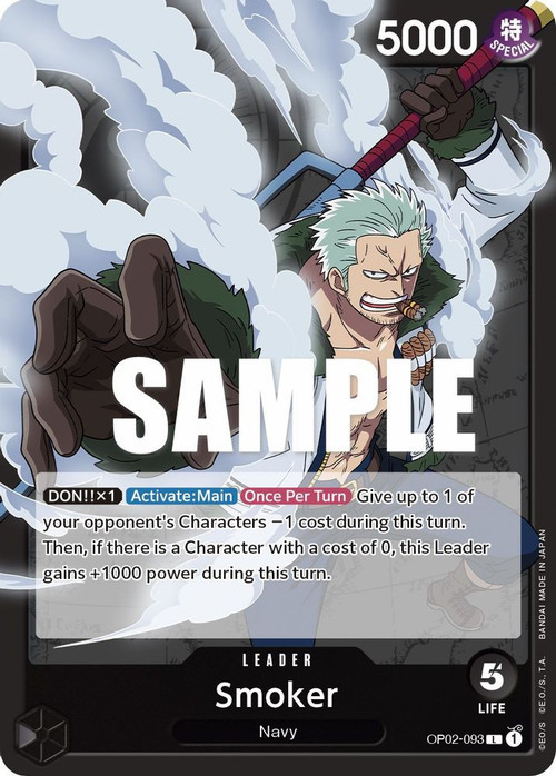 Smoker (Pre-Release) [Winner] [One Piece Promotion Cards]