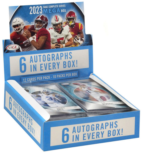 2021 Panini Prestige Football Trading Card Mega Box (1 Autograph Per Box)