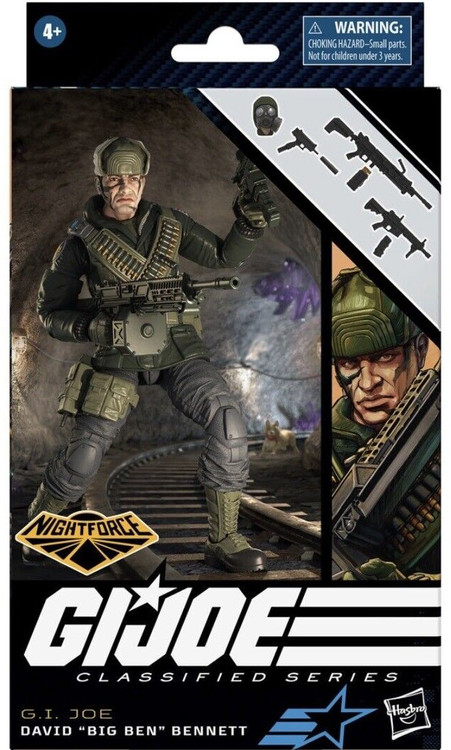 GI Joe Nightforce Classified Series David Big Ben Bennett 6 Action