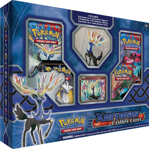 pokemon xerneas card pack TCG: Scarlet & Violet Azure Legends Tin 5 Pokemon TCG booster packs! Unlocking the 2014 Xerneas Collection