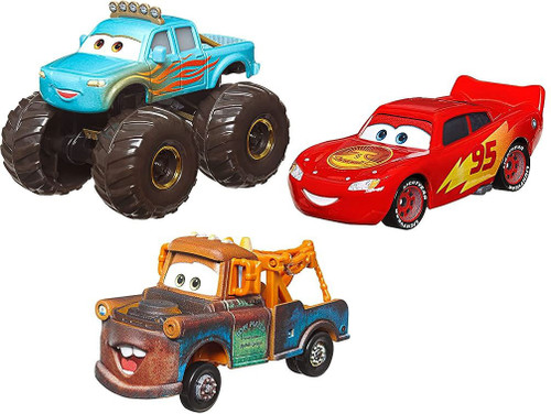 Disney Pixar Cars On The Road Lightning McQueen, Mater Ivy