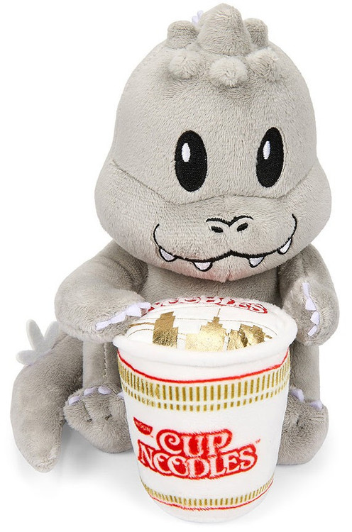 Kidrobot Nissin Cup Noodles Phunny Godzilla Plush with Cup