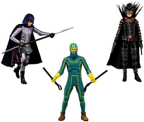 NECA Kick-Ass Kick Ass 2 Series 1 Set of 3 Action Figures - ToyWiz