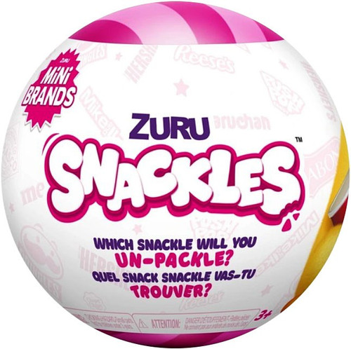 Snackles Small Sized 5.5 inch Snackle Plush by ZURU (Random Surprise),  Cuddly Squishy Comfort 5.5 inch Plush with License Snack Brand Accessory