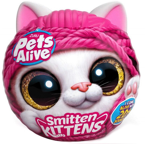 Pets Alive Smitten Kittens Mystery Interactive Plush [1 RANDOM Kitty Cat]