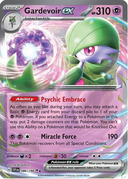 Kit Carta Pokémon Gardevoir Ex Kirlia Ralts