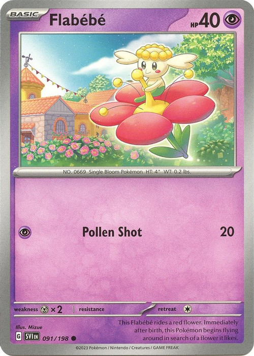 新品未開封 YOU &美 裸の少年A盤 clash the frontlie Pokemon Scarlet Violet Base Set Single Card Common Flabebe