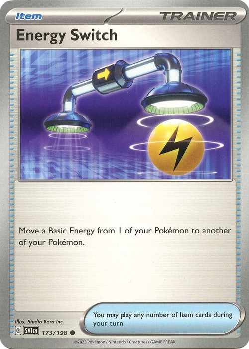 Pokemon Scarlet Violet Base Set Single Card Common Energy Switch 173 -  ToyWiz