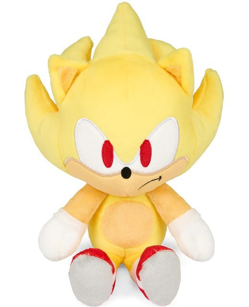 Sonic The Hedgehog Phunny Super Sonic 7.5 Plush Kidrobot NECA - ToyWiz
