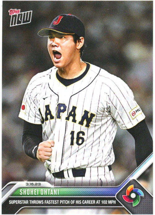 2023 Topps Now Kodai Senga Mets Debut RC WBC Ghost Forkball Japan