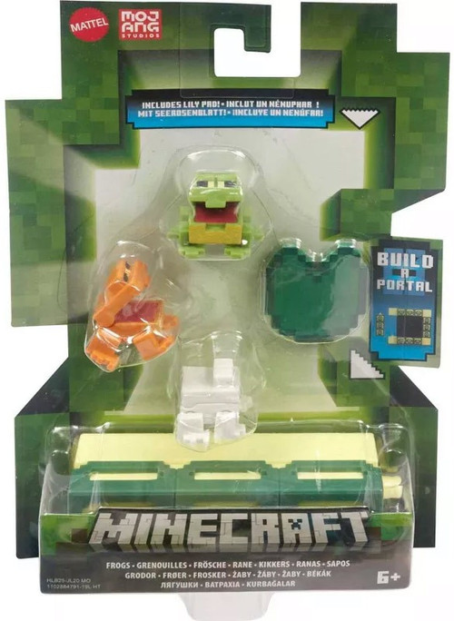 Minecraft Creeper Action Figure 3.25 In With 1 Build A Portal Piece & 1  Accessory Green